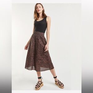 ⭐️ HOST PICK ⭐️ Petite Cotton Voile Midi Skirt